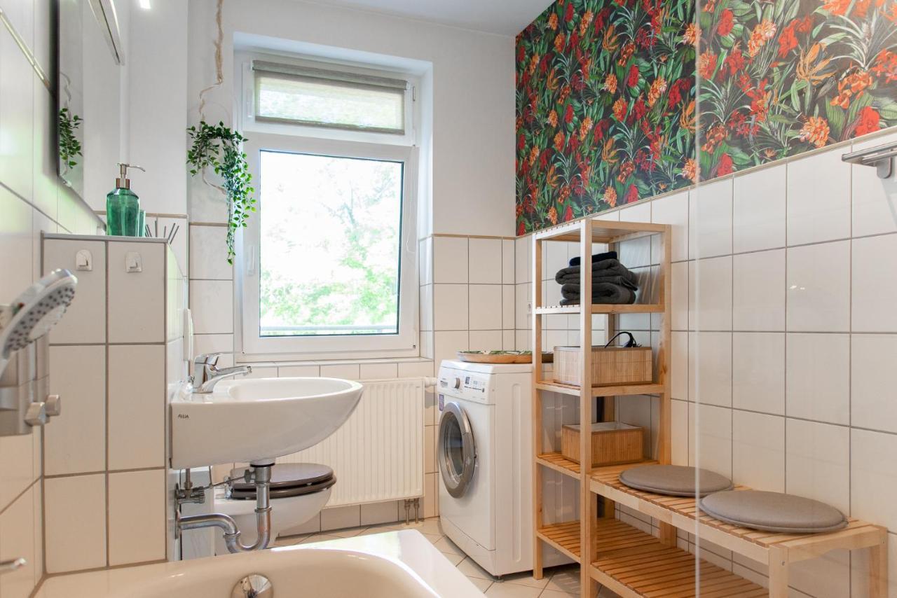 Stilvolles Apartment - Balkon, Netflix, Nespresso, Zentral, Messe Chemnitz Extérieur photo