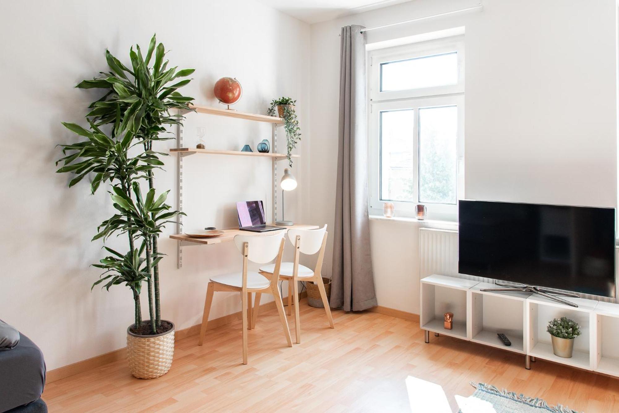 Stilvolles Apartment - Balkon, Netflix, Nespresso, Zentral, Messe Chemnitz Extérieur photo